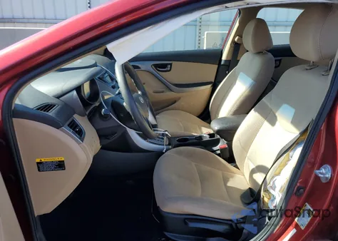 2013 Hyundai Elantra Gls из США, поврежденный, VIN 5NPDH4AE7DH406653